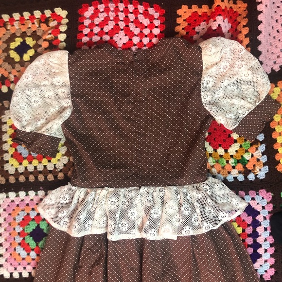 1960 Gunne Sax Style Poof Sleeve Dress - Picture 4 of 8